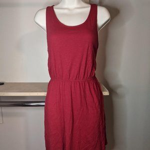 H&M Basic Red Tank Scoop Neck Dress